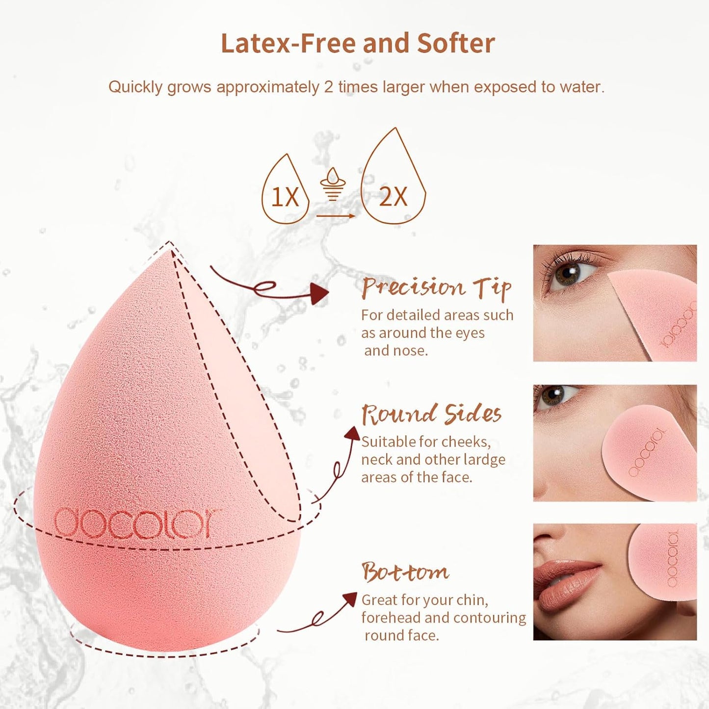 Makeup Brushes Set 17Pcs Morandi Makeup Brushes with Makeup Bag and Makeup Sponge and Brush Protector Professional Face Powder Foundation Eye Shadow Concealers Brush Kit Gift Box