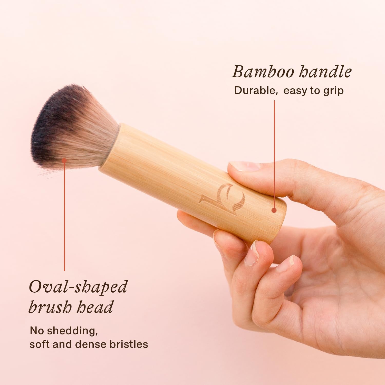 Bronzer Brush for Face - Kabuki Brush for Powder Foundation Powder Brush for Loose Powder - Liquid Foundation Brush for Face Makeup Brush - Foundation Blending Brush