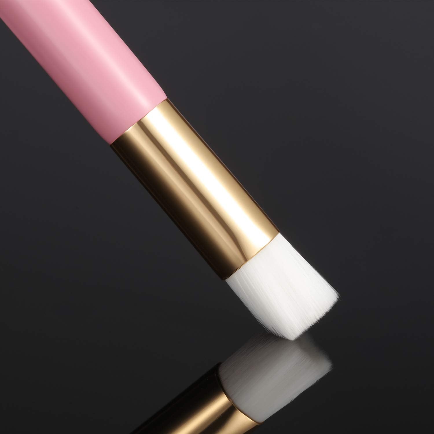 20 Pieces Lash Shampoo Brushes, Peel off Blackhead Brush Remover Tool, Nose Pore Deep Cleaning Brush, Facial Cleansing Brushes, Eyelash Extensions Blackhead Brush Washing Brush Lash Cleanser (Pink)