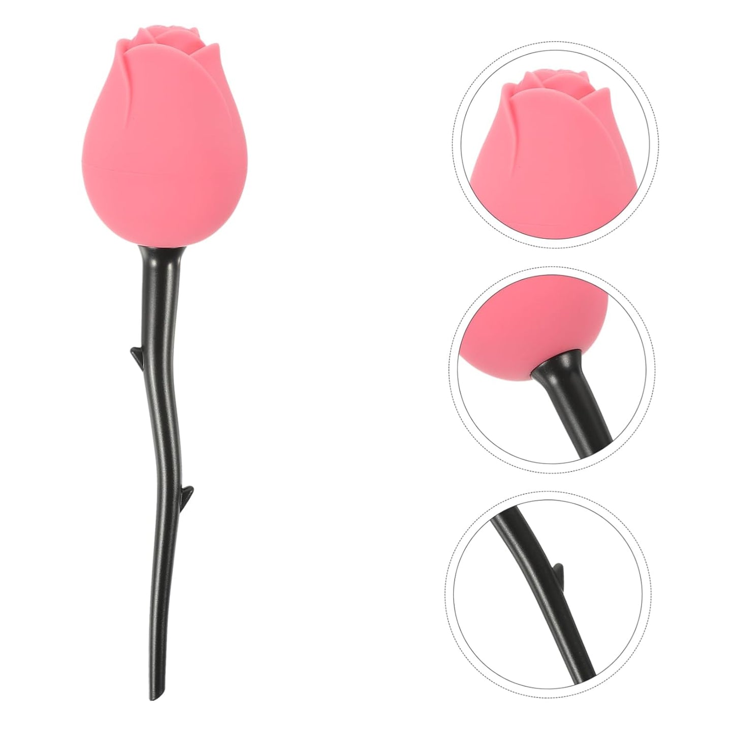 Rose Foundation Brush Oval Makeup Face Makeup Foundation Facial Tools Foundation Makeup Brush Rose for Makeup Foundation Blending Brush Creative Makeup Brush Roses