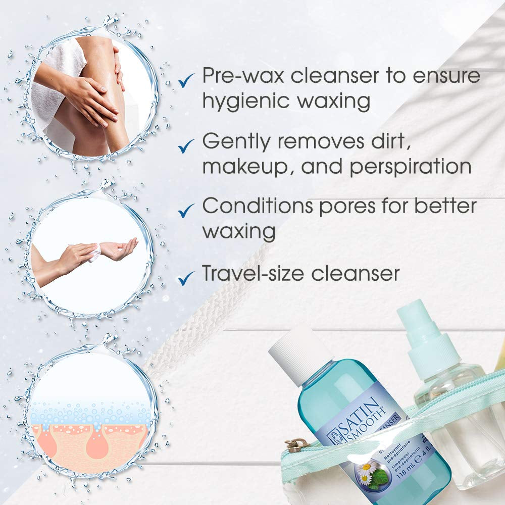 Satin Cleanser Skin Preparation Cleanser 4 Oz X 2 Packs