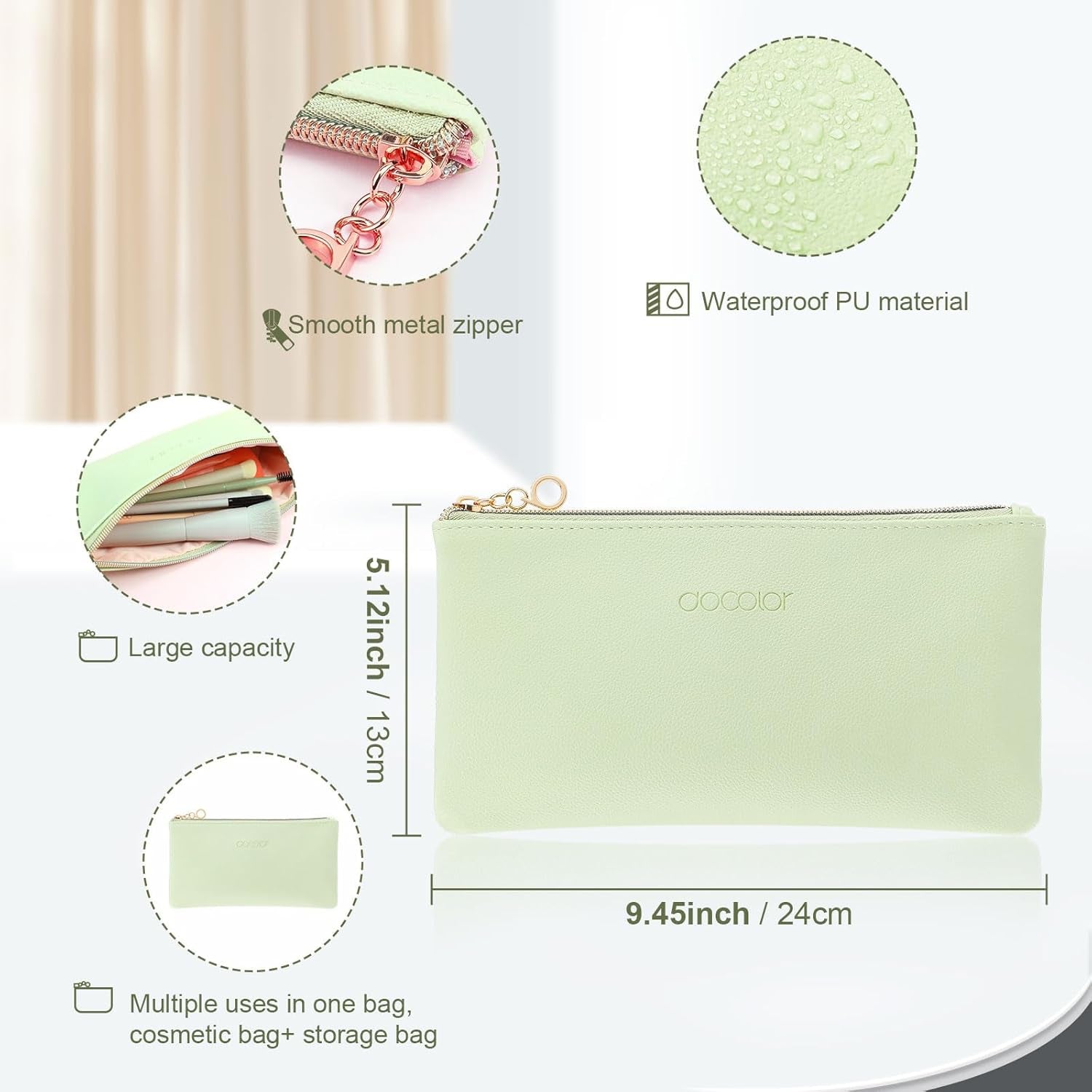 Makeup Brushes Set 17Pcs Morandi Makeup Brushes with Makeup Bag and Makeup Sponge and Brush Protector Professional Face Powder Foundation Eye Shadow Concealers Brush Kit Gift Box