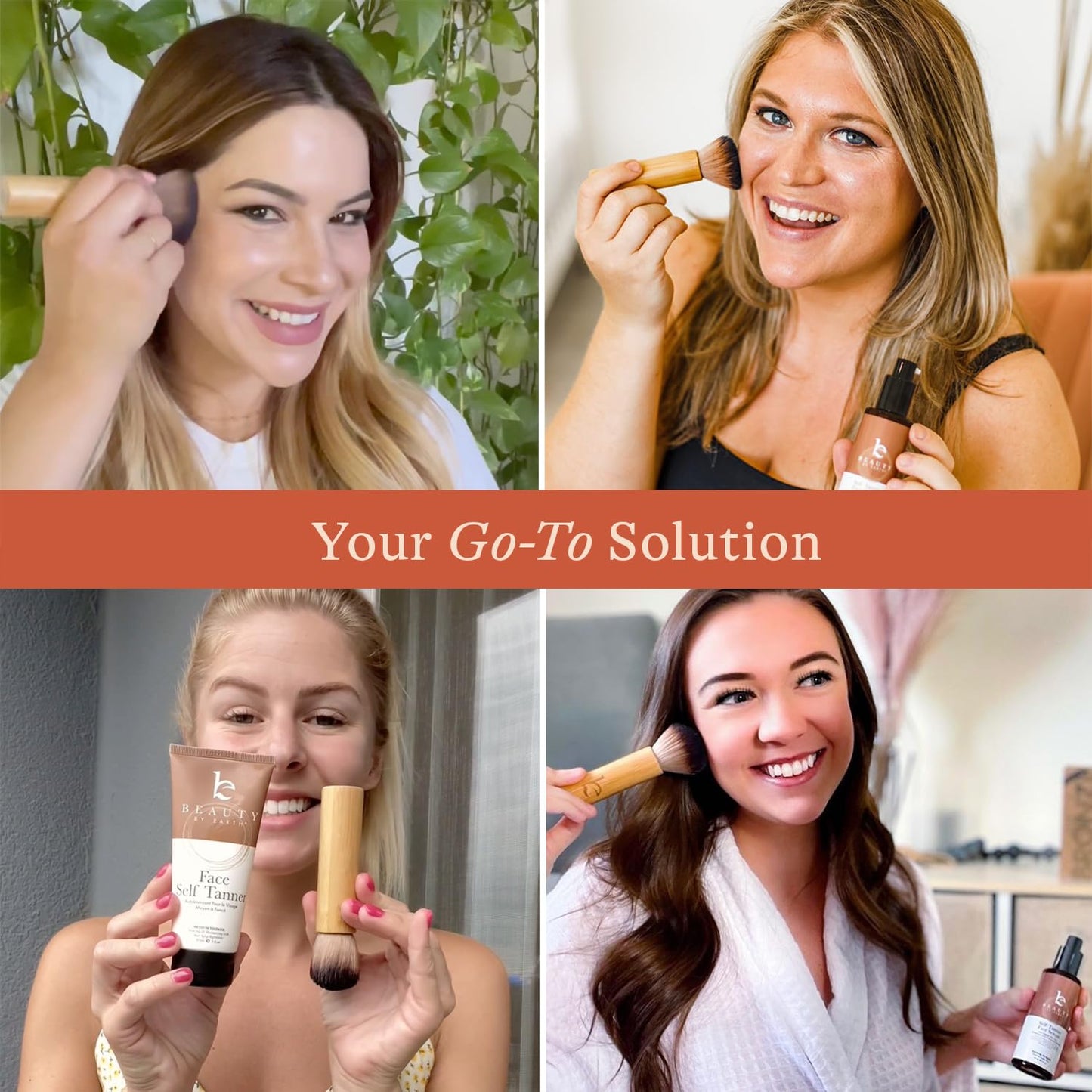 Bronzer Brush for Face - Kabuki Brush for Powder Foundation Powder Brush for Loose Powder - Liquid Foundation Brush for Face Makeup Brush - Foundation Blending Brush