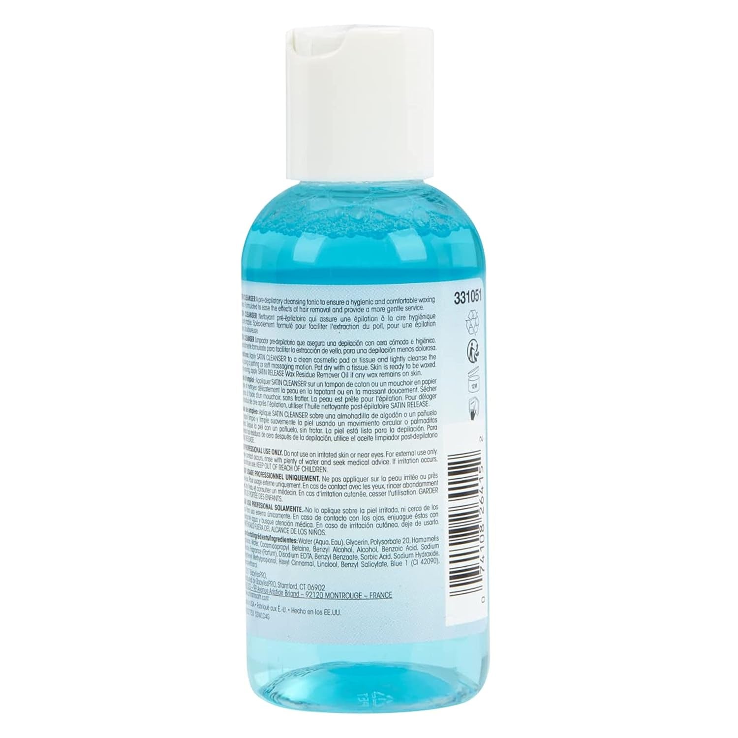 Satin Cleanser Skin Preparation Cleanser 4 Oz X 2 Packs